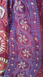 Maroon harem pant, xmas gift for her, Mandala Harem pant, Printed Harem pant, Boho fashion, Bohemian fashion, Rayon pant, Beach pant