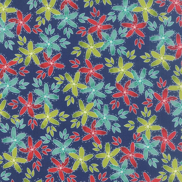 SALE Hometown Girl - True Blue by Pat Sloan for Moda Fabrics - Sold by the Yard1