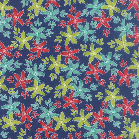 SALE Hometown Girl - True Blue by Pat Sloan for Moda Fabrics - Sold by the Yard1