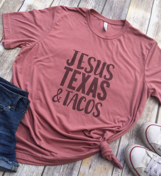 Taco Shirt, Taco Tee, Taco Love, Texas Shirt, Texas Tee, Jesus Texas Taco, Taco Lover, Foodie Gift, Tacos Top, Tacos, Taco, Taco Tuesday