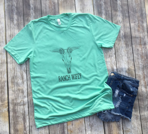 Ranch Shirt, Farm Shirt, Farmer Wife, Ranch Wife, Wifey Shirt, Wife Shirt, Cattle Shirt, Country Shirt, Country Wife, Farm Life, Farmer