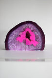 Pink Agate Bookends