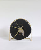 Black Agate Desk Clock