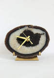 Black Agate Desk Clock