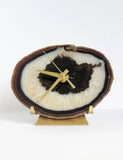 Black Agate Desk Clock