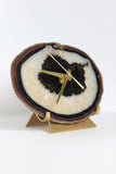 Black Agate Desk Clock
