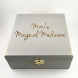 YOUR NAME + Potions! - Essential Oil Storage Box 25 Slot 15ml - Pine - Choose Finish and Custom Laser Engravings - Fit dōTERRA Young Living