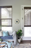 12" Textile Mudcloth Teal Agate Wall Clock