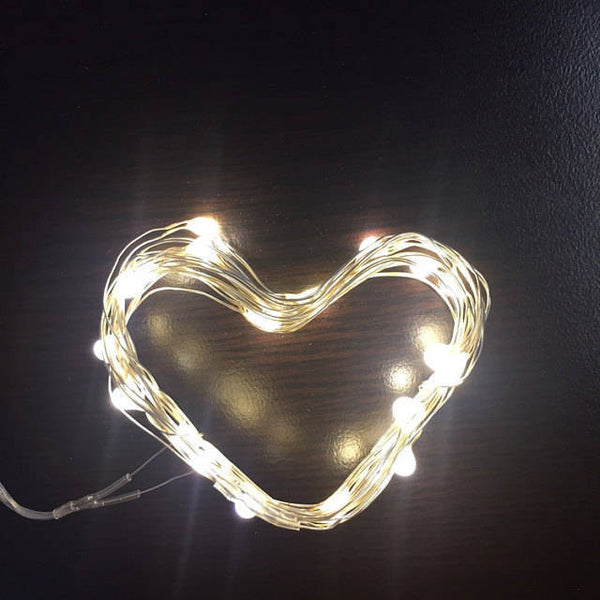 Party/Bulk Pack! 1 Meter/10 Feet Micro LED Fairy string light 1M/10 lights waterproof. Silver/Copper wire/ white light, warm white