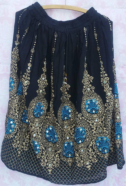 mini hippie skirt, bohemian girls skirt, hippie skirt, gypsy skirt, boho gypsy skirt, midi gypsy skirt, xmas gift for her, bohemian skirt