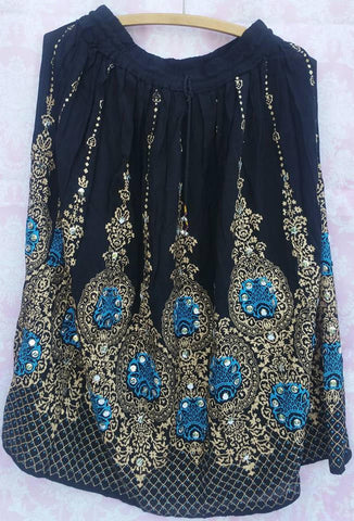 mini hippie skirt, bohemian girls skirt, hippie skirt, gypsy skirt, boho gypsy skirt, midi gypsy skirt, xmas gift for her, bohemian skirt