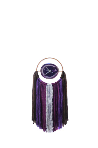 AYA | 8" Purple Agate Wall Clock
