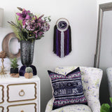 AYA | 8" Purple Agate Wall Clock