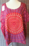 hippie gypsy tunic, gypsy style tunic, loose short tunic, tunic tops loose, loose crop top, bohemian style top, gypsy boho tunic