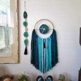 Green Agate Tassel Garland