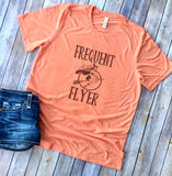 Frequent Flyer, Halloween, Witch, Halloween Tee, Halloween T-Shirt, Halloween Shirt, Witch Shirt, Funny Halloween Shirt, Mom Halloween Shirt