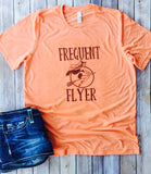 Frequent Flyer, Halloween, Witch, Halloween Tee, Halloween T-Shirt, Halloween Shirt, Witch Shirt, Funny Halloween Shirt, Mom Halloween Shirt