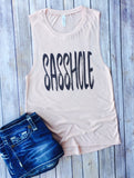 Sasshole, Tanks, Tank, Tank Top, Sassy Tank, Sassy Shirt, Trendy Tank, Cute Tank, Funny Tank, Women's Muscle Tank Top, Cute Tank Top, Funny