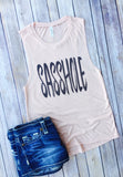 Sasshole, Tanks, Tank, Tank Top, Sassy Tank, Sassy Shirt, Trendy Tank, Cute Tank, Funny Tank, Women's Muscle Tank Top, Cute Tank Top, Funny