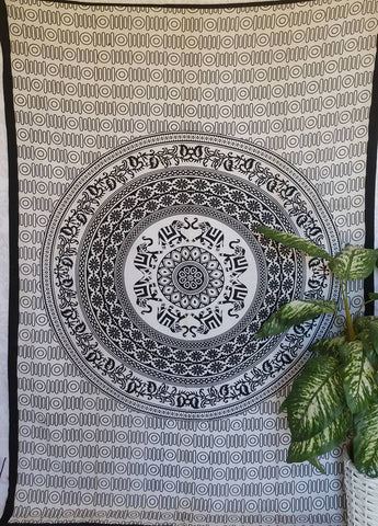 Wall Tapestry, Elephant Tapestry, Print Tapestry, Hippie wall tapestry, Beach tapestry, Table Runner, Mandala Tapestry, xmas gift for her