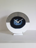 KISMET Design | 8" Blue Agate Wall Clock (Silent)