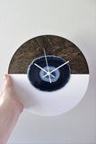 KISMET Design | 10" Blue Agate Wall Clock (Silent)