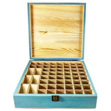 Wildflower Garden Box - Essential Oil Storage Box 58 Slot 15ml - Pine - Choose Finish and Custom Laser Engravings - Fit dōTERRA Young Living