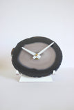Gray Agate Desk Clock