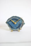 Blue Agate Desk Clock