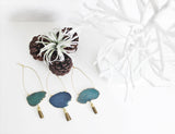 Agate Geode Ornament Set (B)