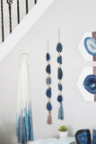 Teal Agate Tassel Garland