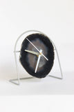 Black Agate Desk Clock