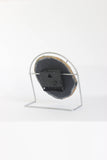 Black Agate Desk Clock