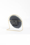 Teal Agate Desk Clock