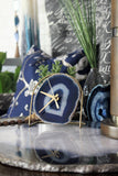 Blue Agate Desk Clock