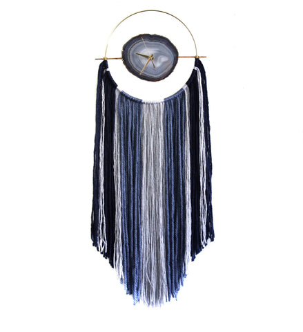 WREN | 10" Gray Agate Wall Clock