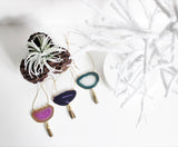 Agate Geode Ornament Set (G)