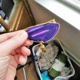 Agate Geode Ornament Set (G)