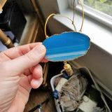 Agate Geode Ornament Set (F)