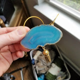 Agate Geode Ornament Set (B)
