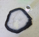 19" Natural Agate Decorative Slab