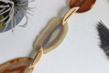 Natural Agate Tassel Garland