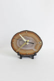 Natural Agate Desk Clock (Silent)
