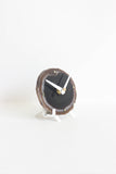 Brown Agate Desk Clock (Silent)