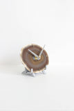 Natural Agate Desk Clock (Silent)