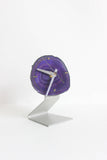 Purple Agate Desk Clock (Silent)