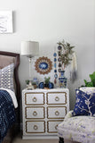 14" Sunburst Blue Agate Wall Clock