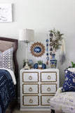 14" Sunburst Blue Agate Wall Clock