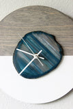 KISMET Design | 10" Teal Agate Wall Clock