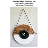 KISMET Design | 10" Teal Agate Wall Clock